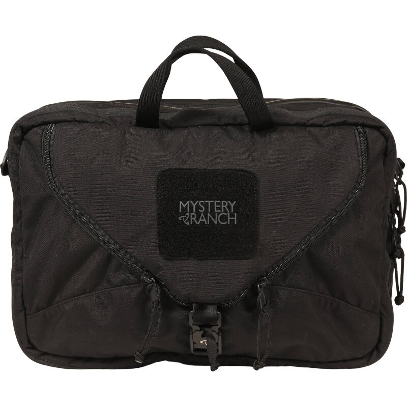 3 Way CC Expandable Briefcase - Black (Head On)